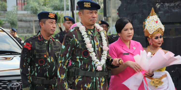 Danpas Gegana Korbrimob Polri Hadiri Sertijab Dansat Brimob Polda Bali, Tegaskan Komitmen Brimob Semakin Presisi