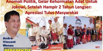 Anomali Politik, Gelar Kehormatan Adat Untuk Joko Widodo, Setelah Hampir 2 Tahun Lengser: Apresiasi Tulus Masyarakat