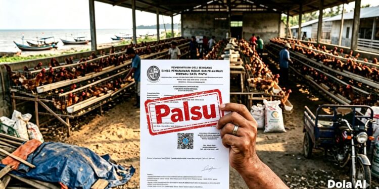 DI Buat Laporan Polisi Kasus Dugaan Penipuan dan Penggelapan Atas PBG serta Perizinan Usaha Palsu Kandang Ternak Ayam Petelur di Paluh Sibaji Pantai Labu, 1,1 Miliar Raib