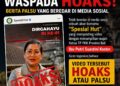 HOAKS, Video Ny. Putri Koster Umumkan Undian HUT RI ke-81 BPD Bali Dibuat dengan AI