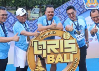Sekda Dewa Indra Apresiasi Antusiasme Peserta QRIS Bali Summer Run 2026