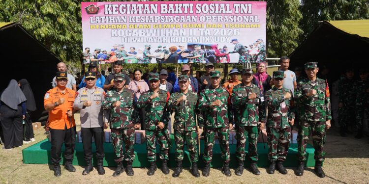 Kesiapsiagaan Bencana Diuji di Bali, Kodam IX/Udayana Bersama Kogabwilhan II Mantapkan Respons Terpadu