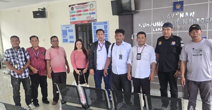 Komandan Garda Kamtibmas Indonesia Sumut bersama Garda Kamtibmas Langkat Kunjungi Lapas Pemuda Langkat