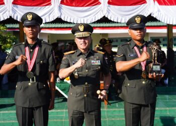 Usai Ditempa di Rindam IX/Udayana Pangdam Lantik 235 Bintara Infanteri, Siap Mengabdi untuk Negeri
